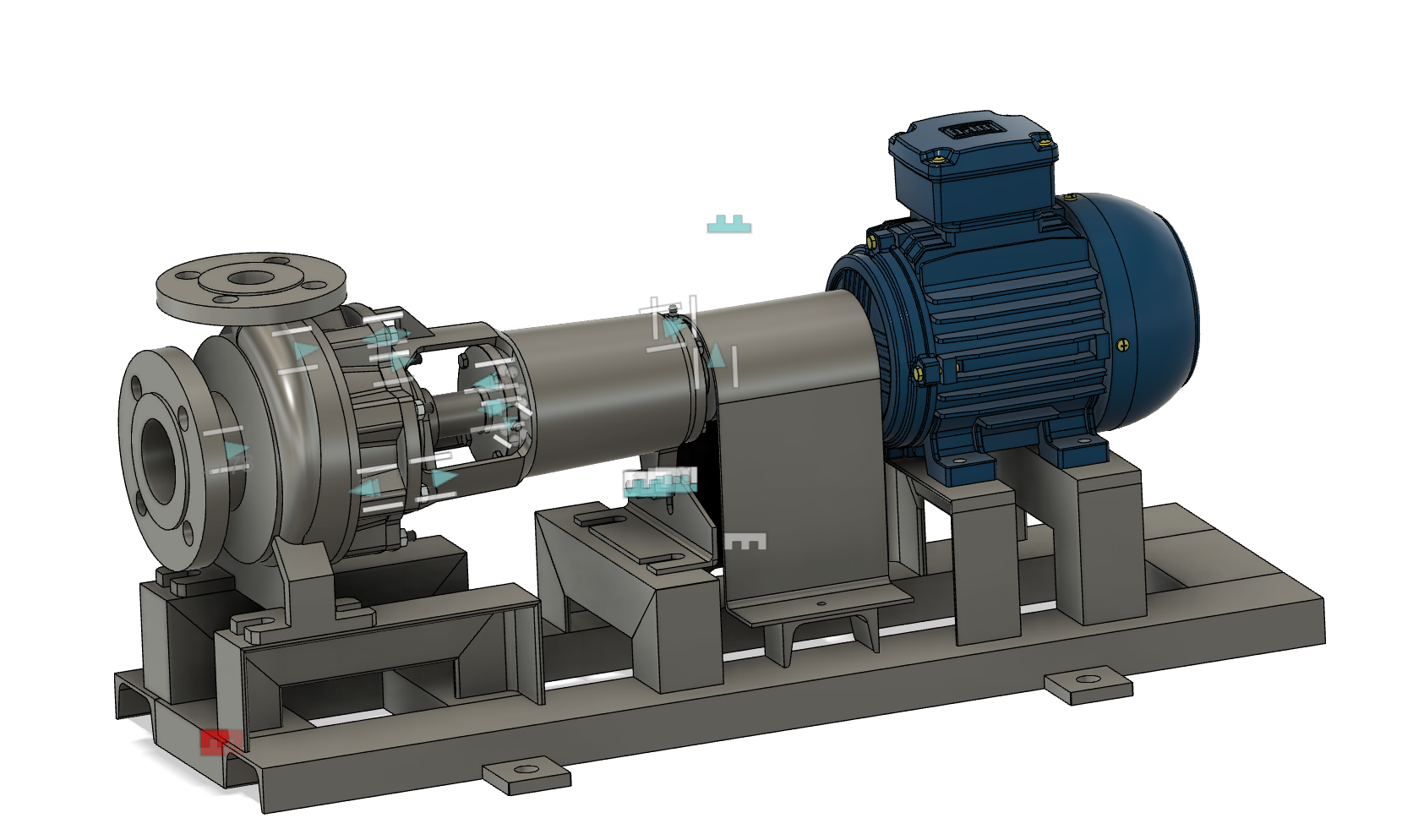 174离心泵结构3D图纸 iges格式